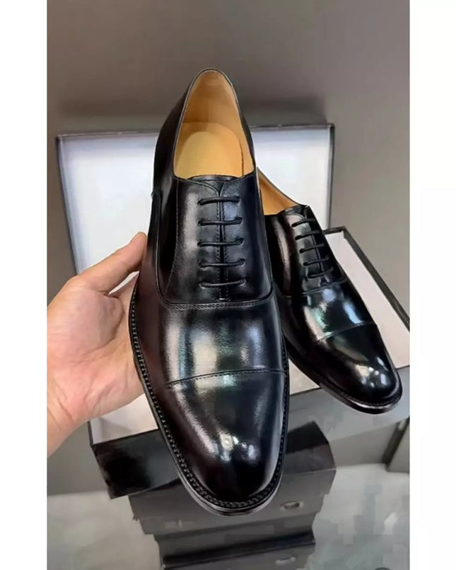 Handmade Mens Formal Lace Up Dress Shoes, Men Leather Oxford Shoes, Men Dress Shoes