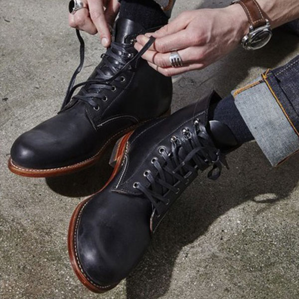 Handmade Men Black Ankle Leather Boots, Lace Up Boots Casual Boots ...
