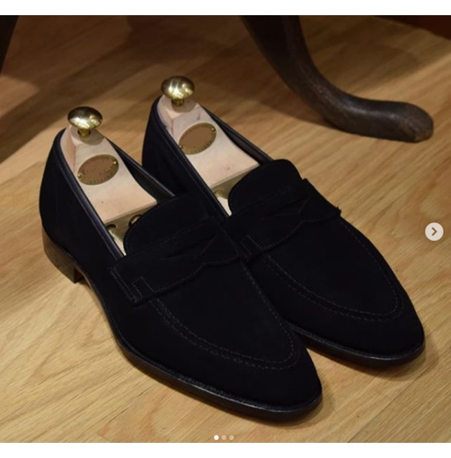 mens black suede casual shoes
