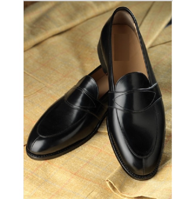 Men Black Leather Formal Shoes