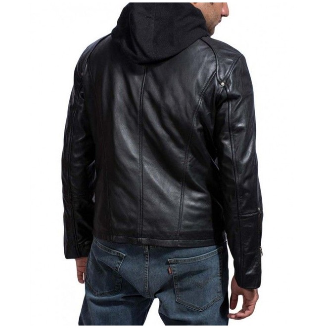 Brick Mansions Damien Collier Leather Jacket Worn by Paul Walker – Footeria
