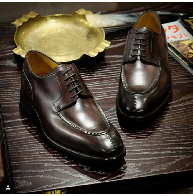 Handmade Brown Leather Shoes, Luxury 