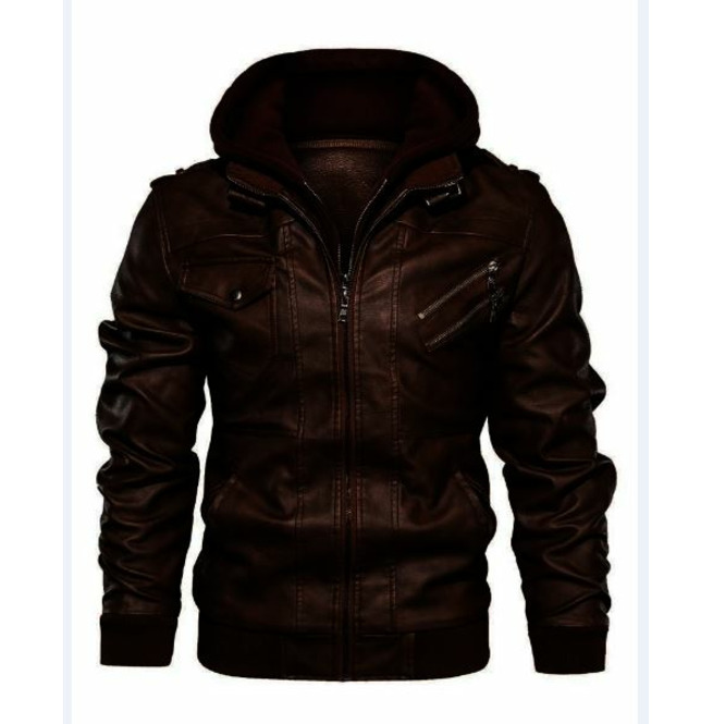 Antique Brown Leather Fashion Jacket for Men, Winter Leather Apparel ...