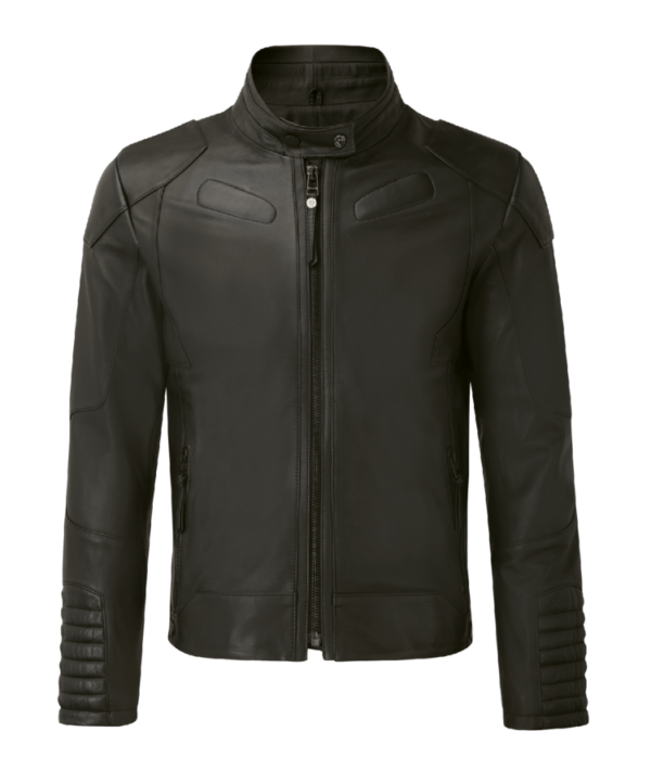 Men Black Leather Duke Biker Jacket, Motorbike Racer Leather Jackets ...