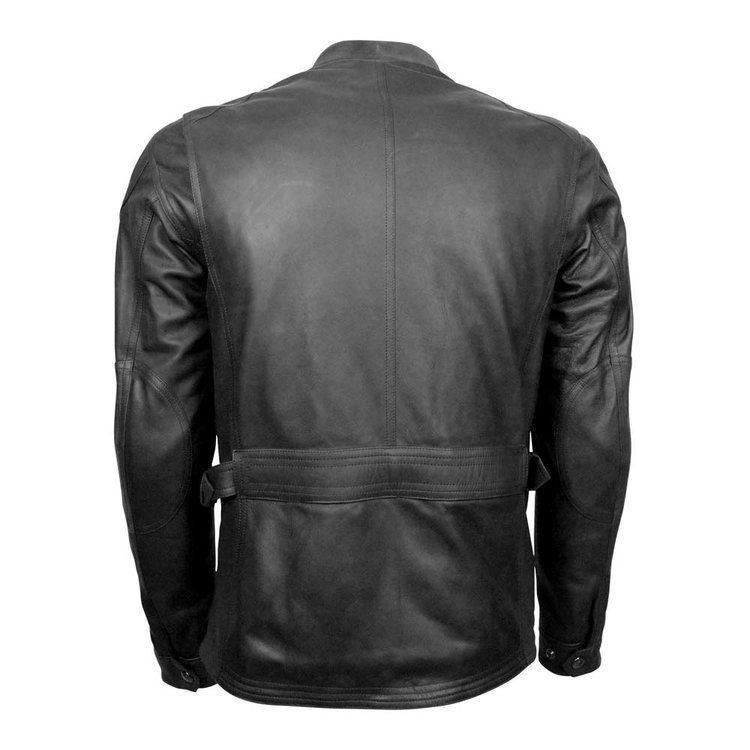 Men Black Stylish Biker Jacket. Marco Polo Motorcycle Jackets – Footeria